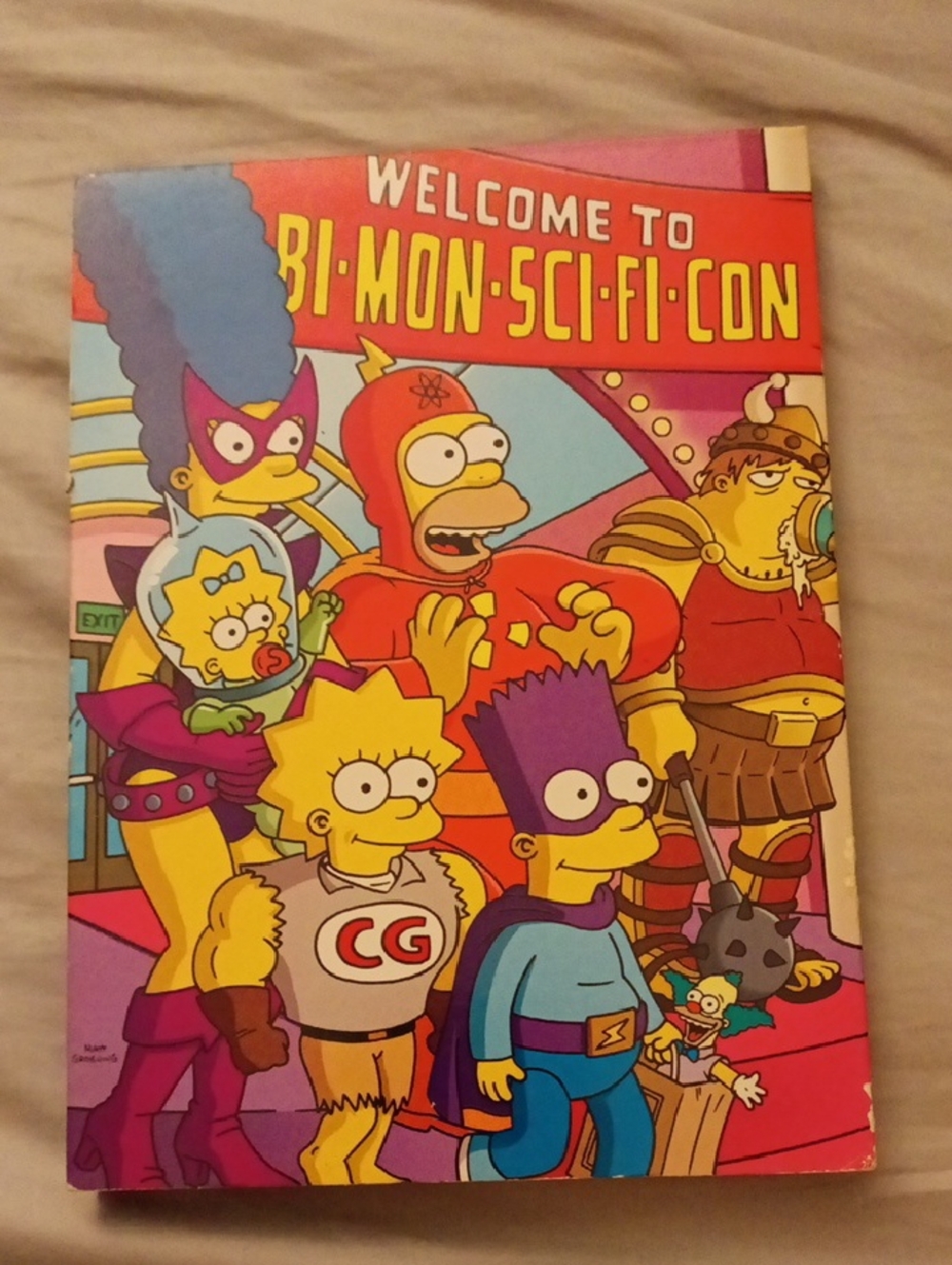The Simpsons Bi-Mon-Sci-Fi-Con 4 DVD Set.